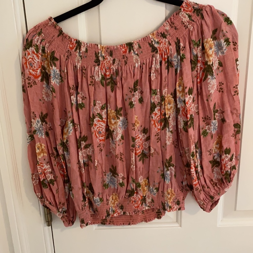 Floral summery Forever 21 Top - Picture 4 of 4